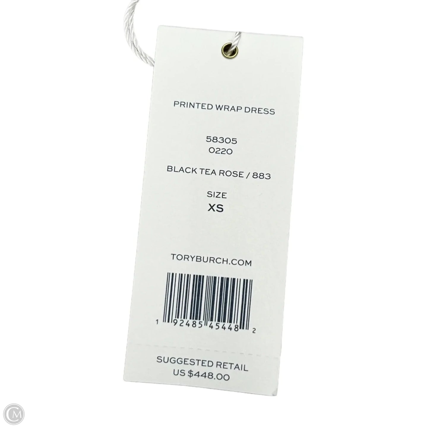 Dress Designer By Tory Burch In Black & Red, Size: Xs