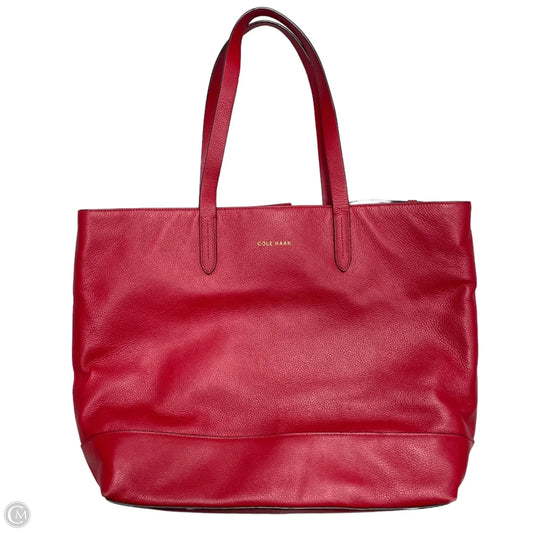 Tote Leather By Cole-haan, Size: Large