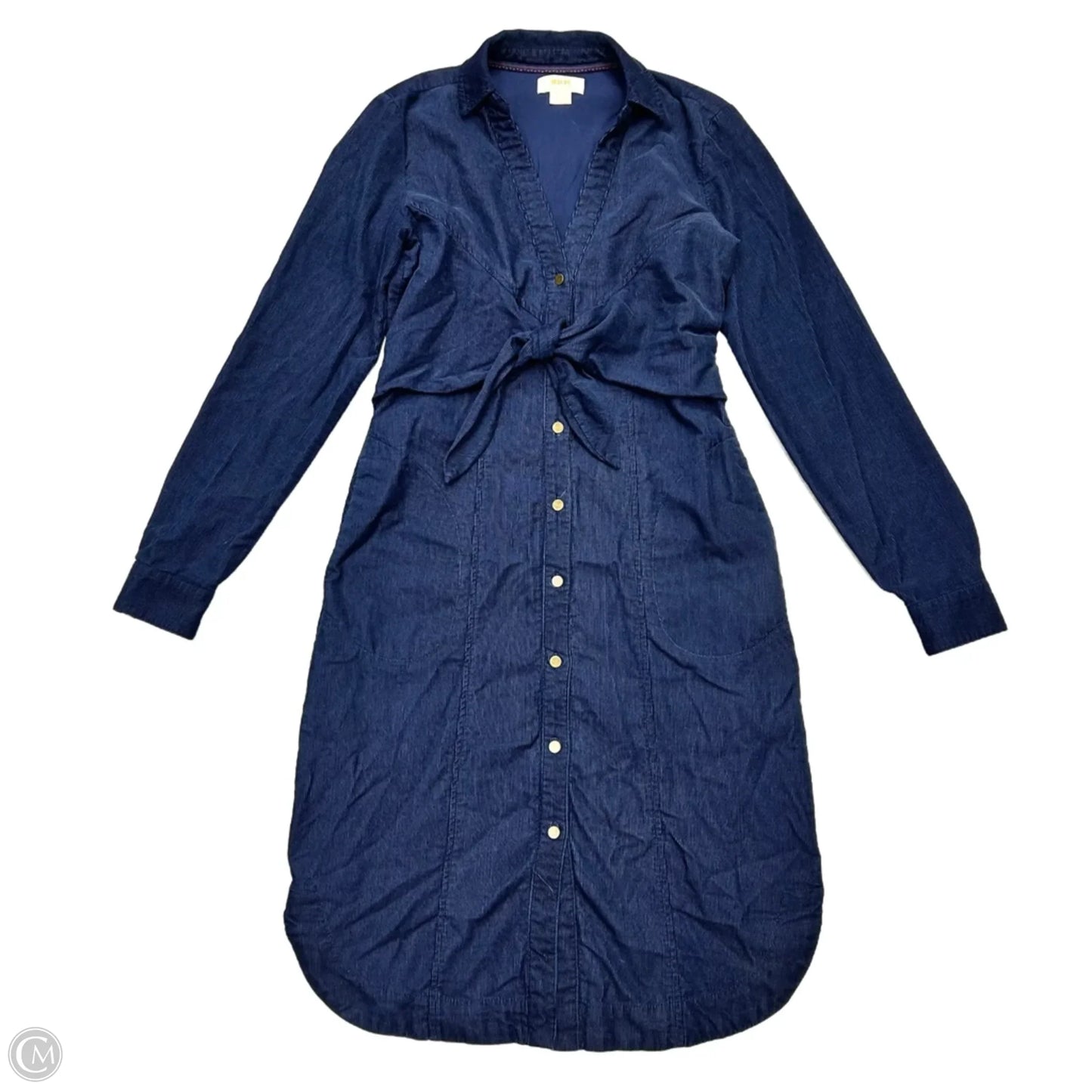 Dress Casual Midi By Maeve In Navy, Size: Xs