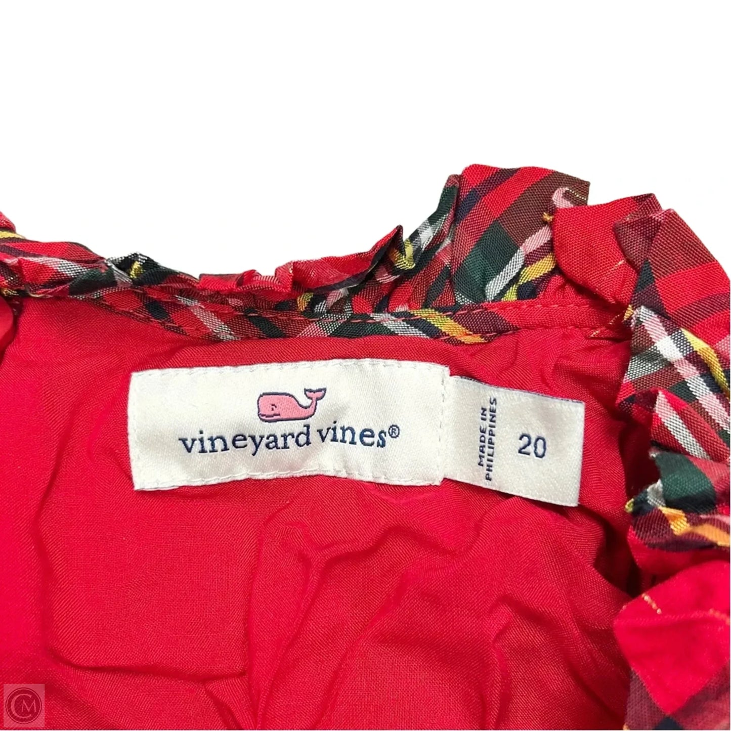 Dress Party Short By Vineyard Vines In Plaid Pattern, Size: 2x