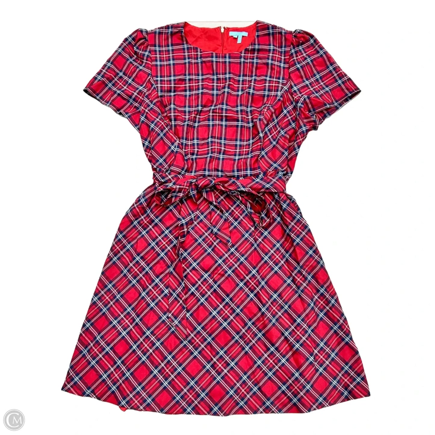 Dress Party Midi By Draper James In Blue Red & White, Size: 3x