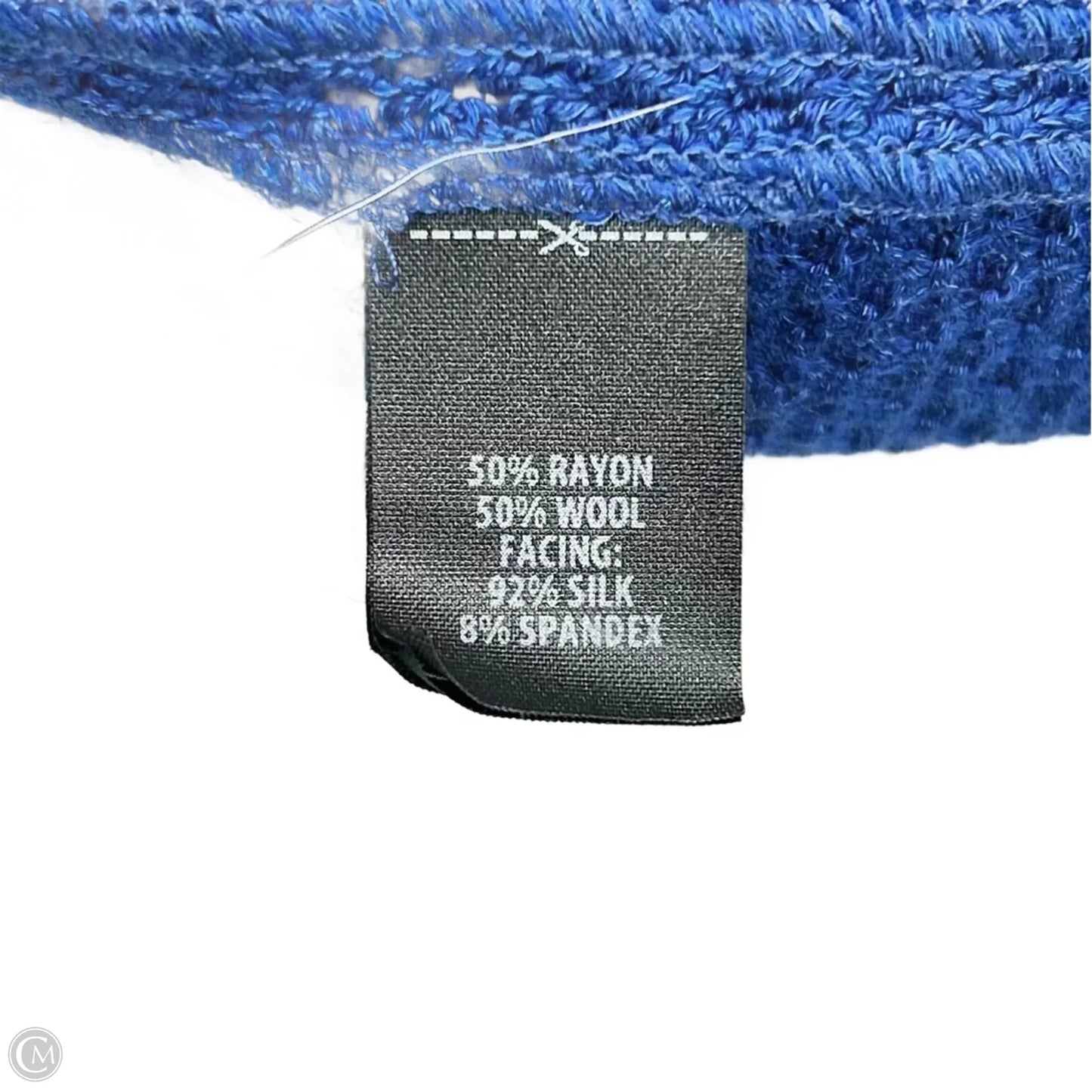 Dress Luxury Designer By St John Collection In Blue, Size: L