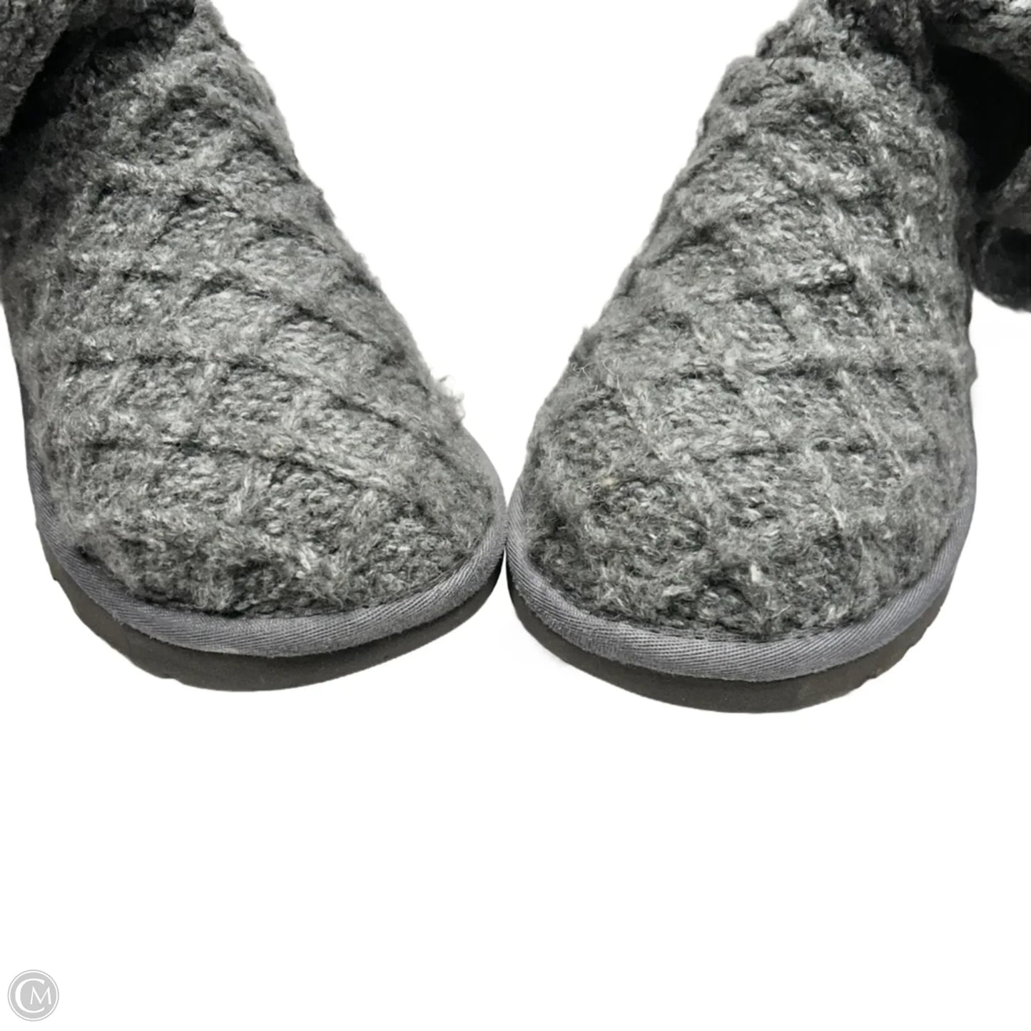 Boots Designer By Ugg In Grey, Size: 8