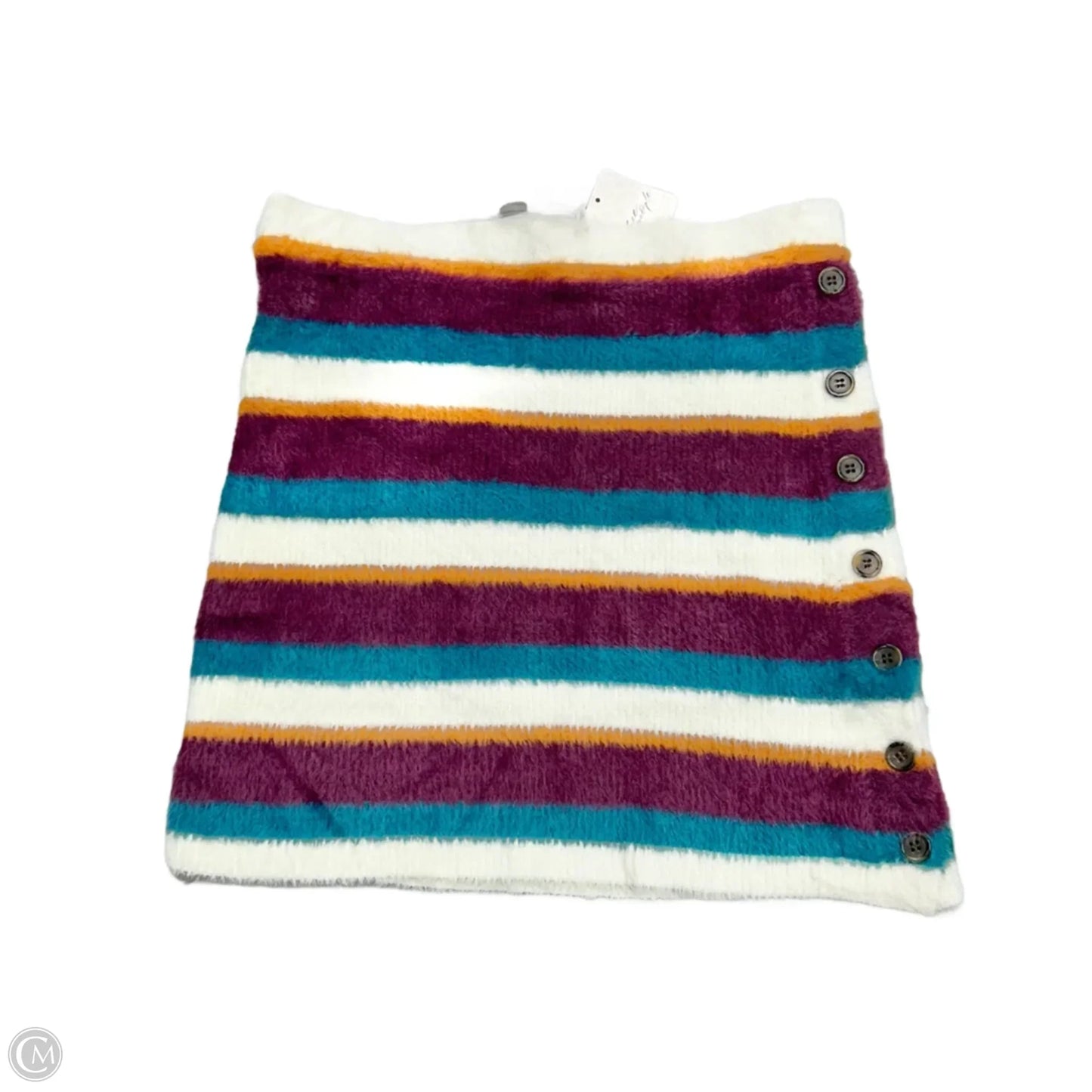 Skirt Mini & Short By Free People In Striped Pattern, Size: L