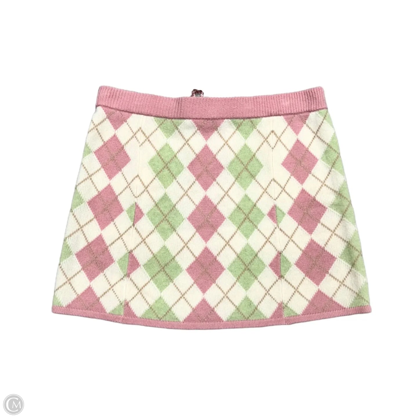 Skirt Mini & Short By Loveshackfancy In Green & Pink, Size: L
