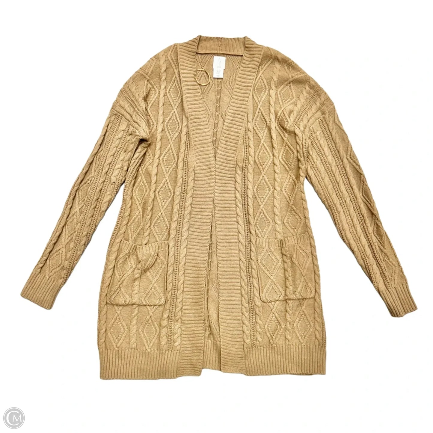 Sweater Cardigan By Joie In Tan, Size: M