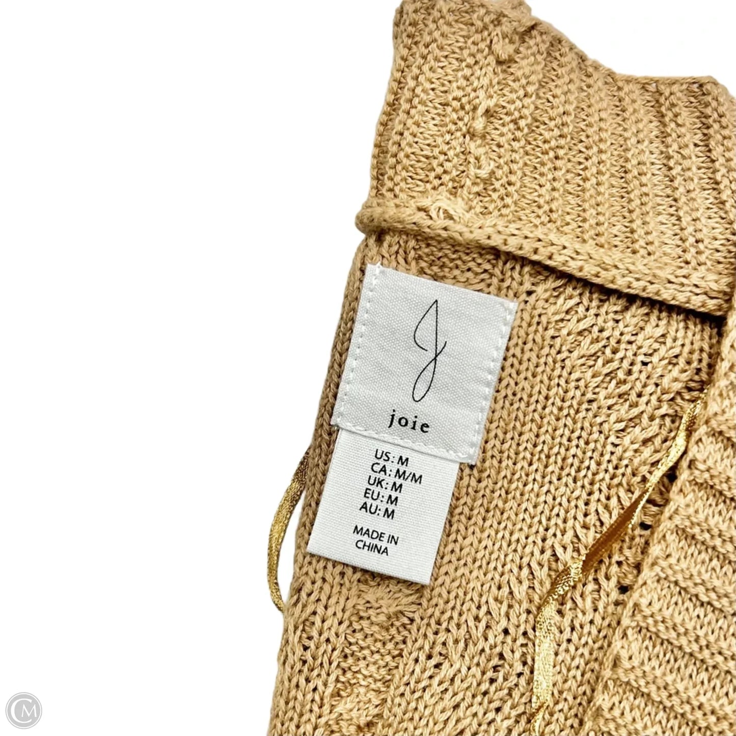 Sweater Cardigan By Joie In Tan, Size: M
