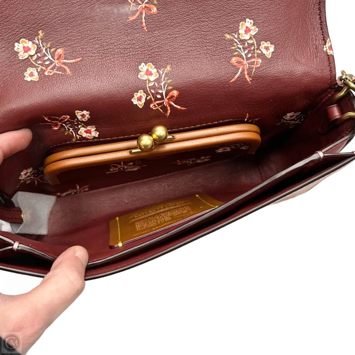 Crossbody Designer By Coach, Size: Medium