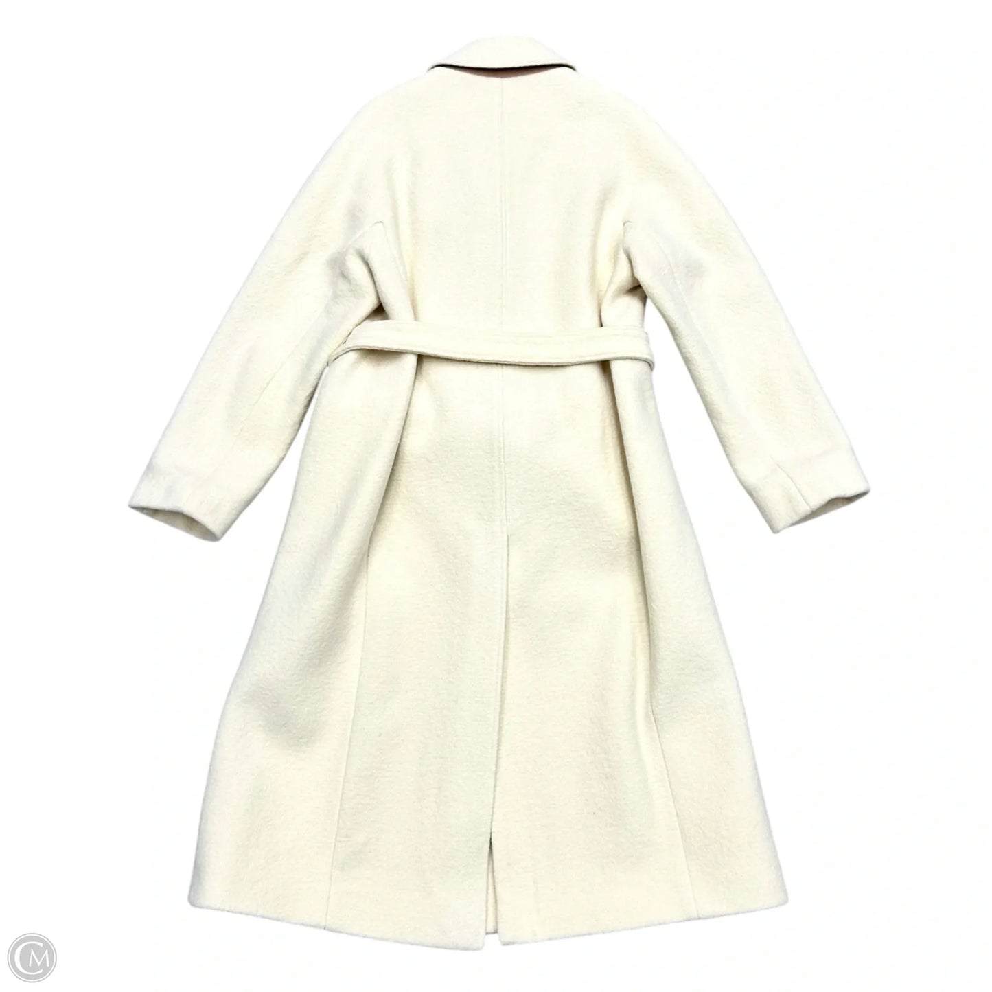 Coat Peacoat By Veronica Beard In Cream, Size: L