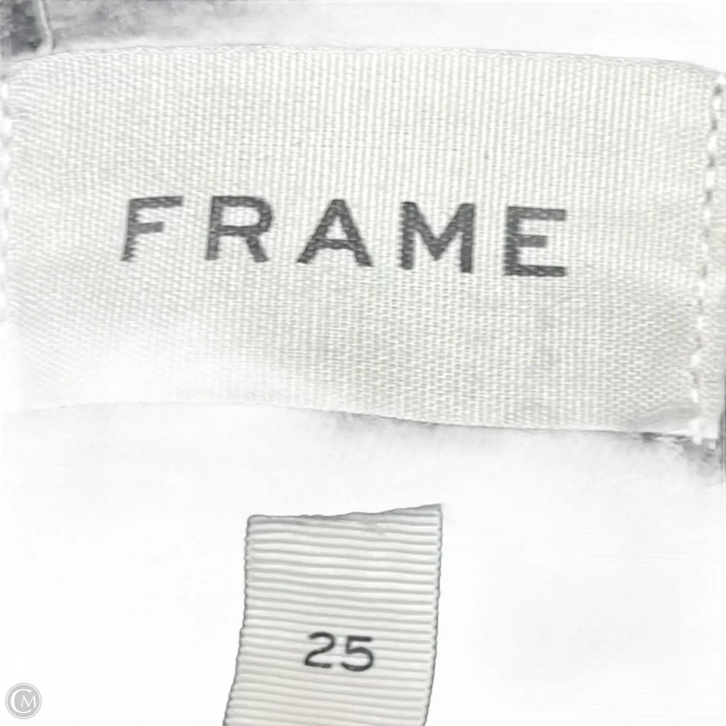 Jeans Skinny By Frame In Black, Size: 0