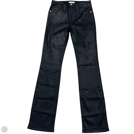 Jeans Boot Cut By Frame In Black, Size: 0