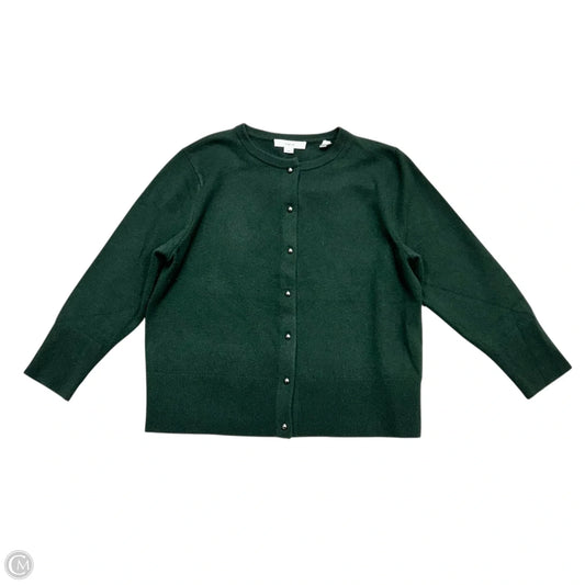 Sweater Cardigan By Vince In Green, Size: M
