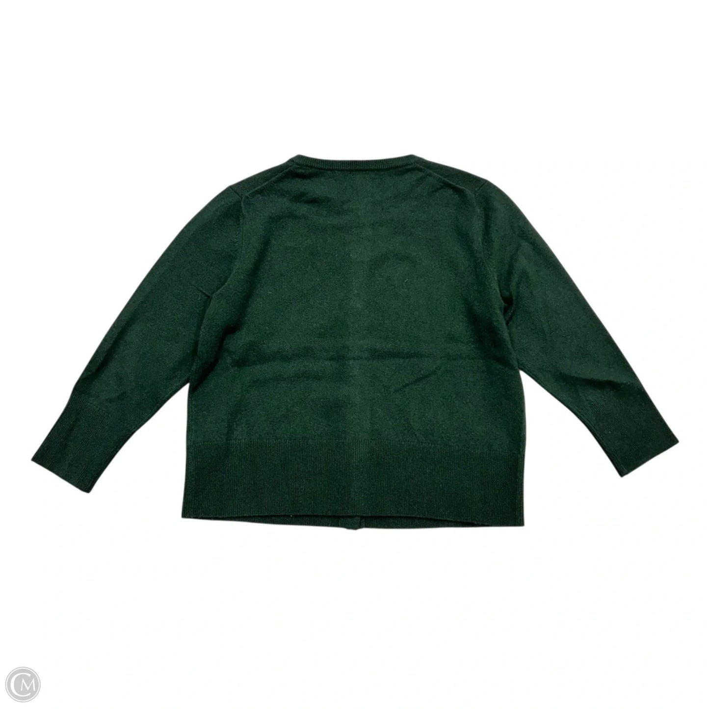 Sweater Cardigan By Vince In Green, Size: M