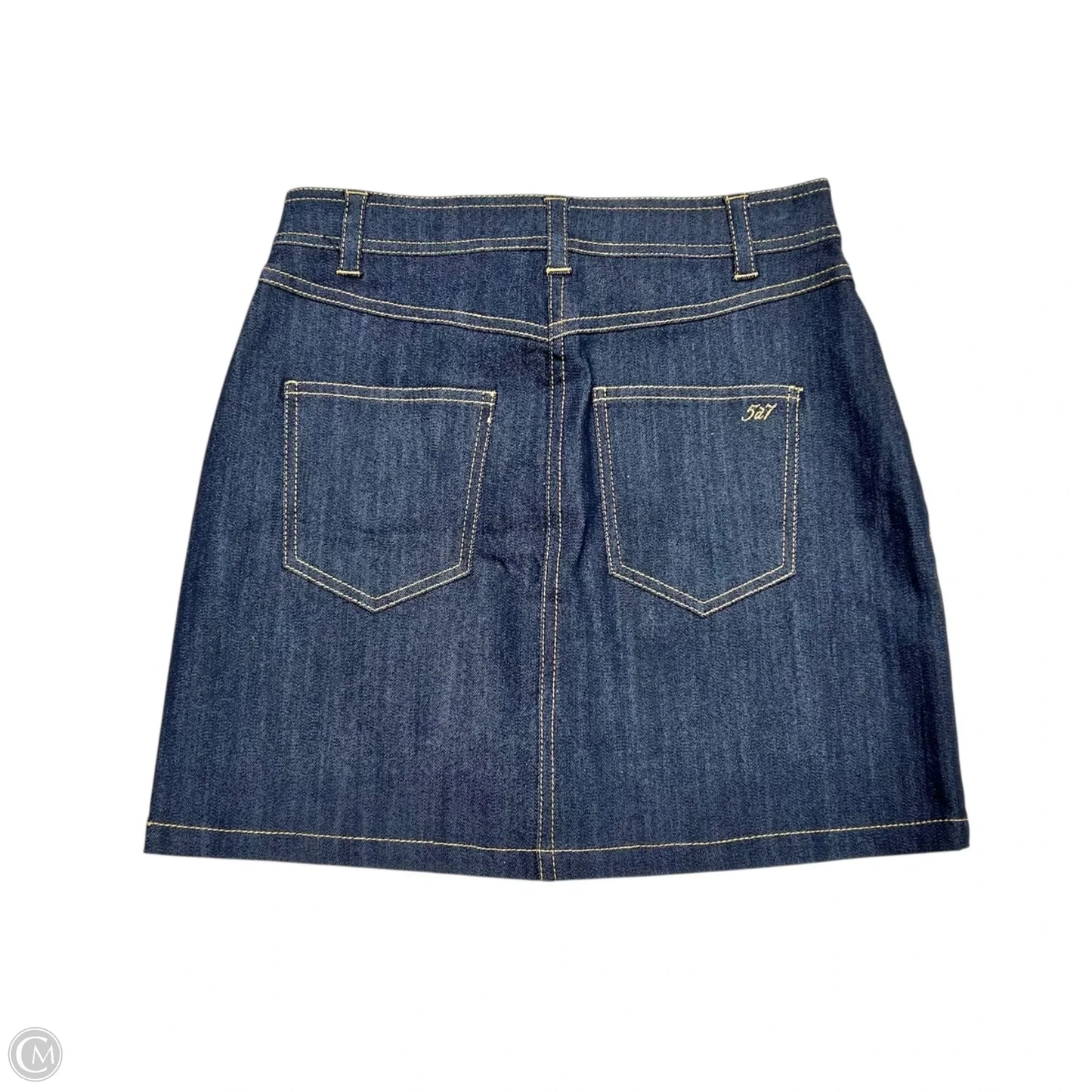 Skirt Mini & Short By Cinq A Sept In Blue Denim, Size: 0