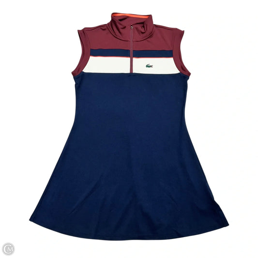 Athletic Dress By Lacoste In Navy, Size: S