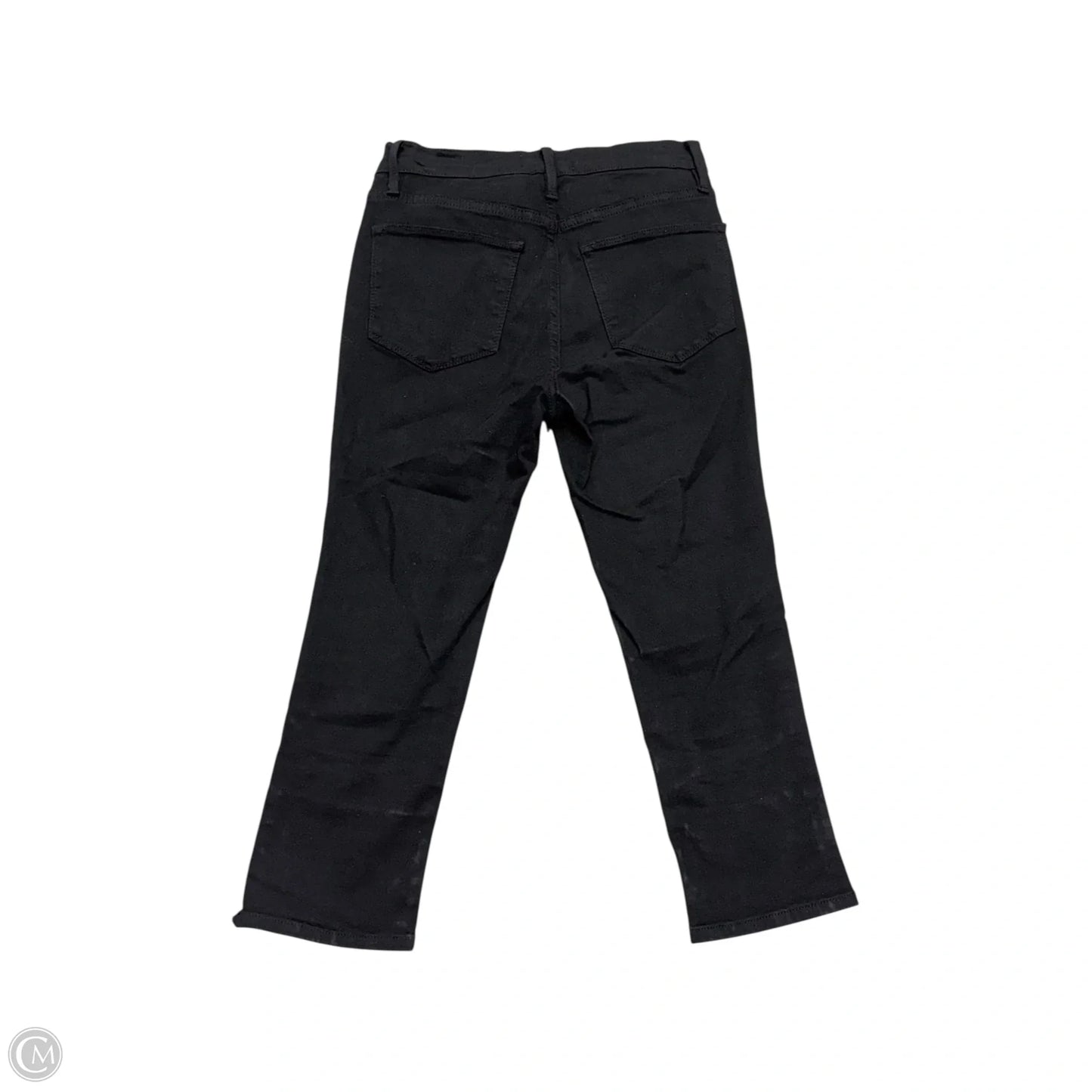Jeans Cropped By Frame In Black, Size: 0