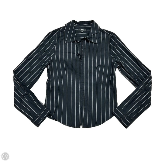 Top Long Sleeve By Paige In Black & White, Size: S
