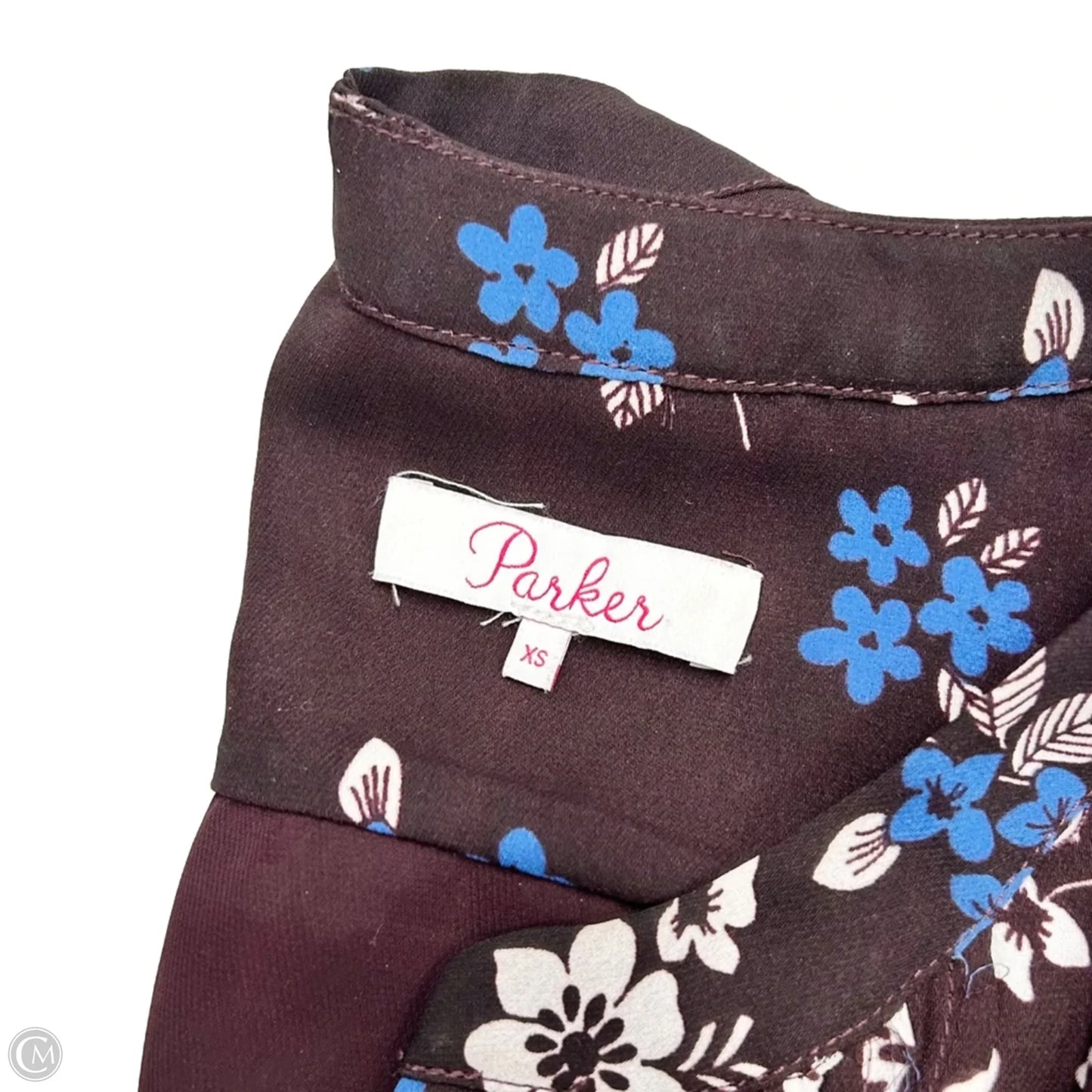 Dress Casual Short By Parker In Blue & Purple, Size: Xs