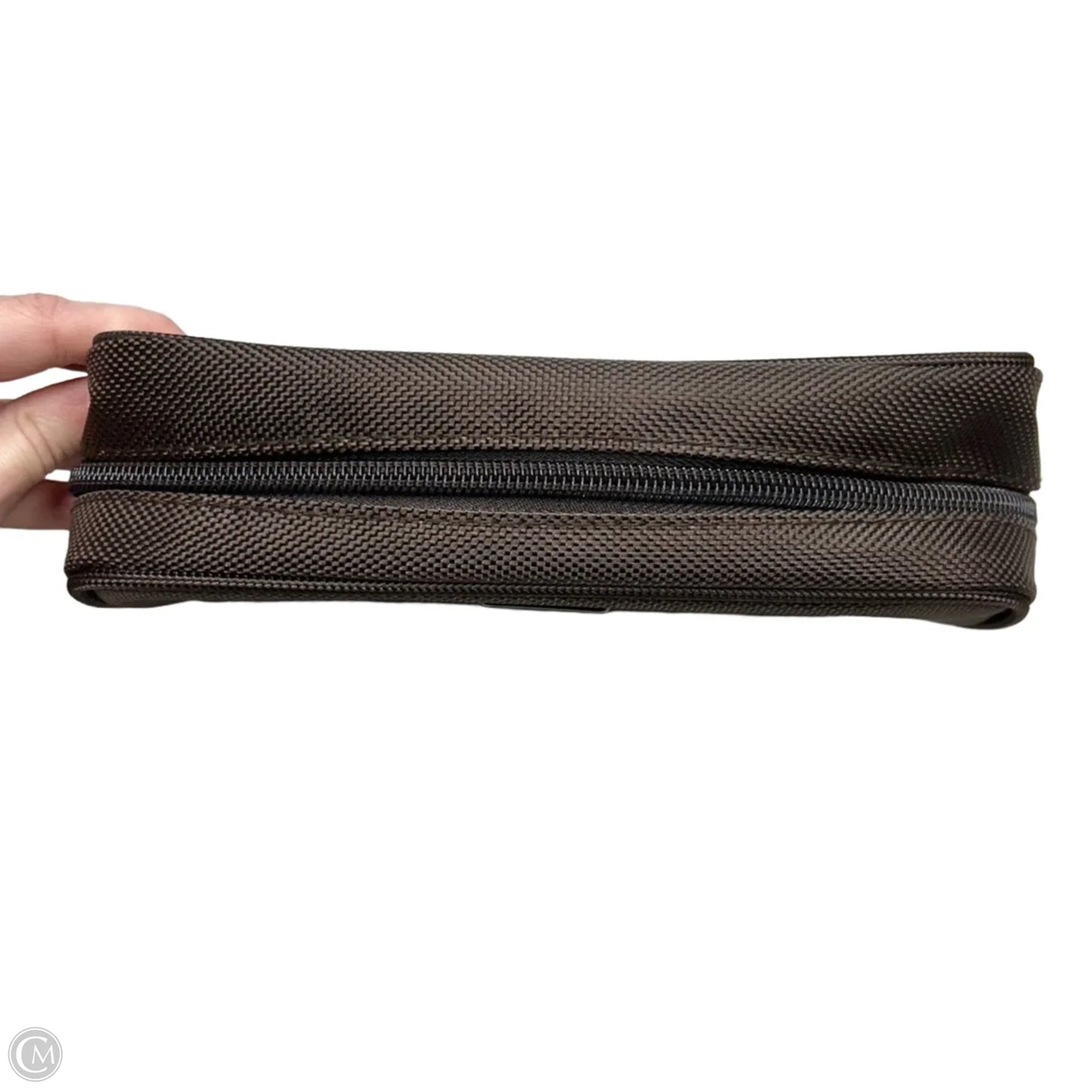 Makeup Bag Designer By Tumi, Size: Small