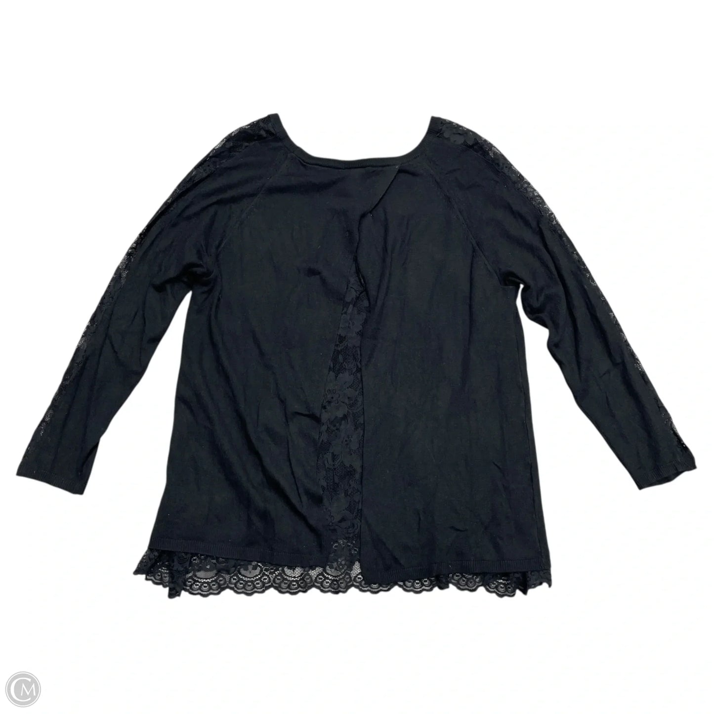 Top Long Sleeve By Torrid In Black, Size: 2x