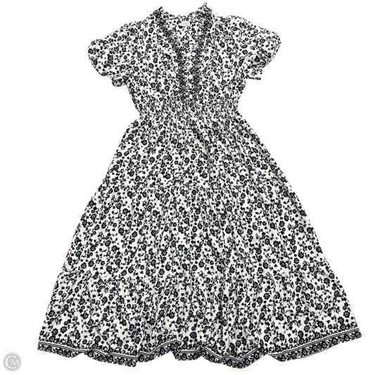 Dress Casual Maxi By Max Studio In Black & White, Size: 1x