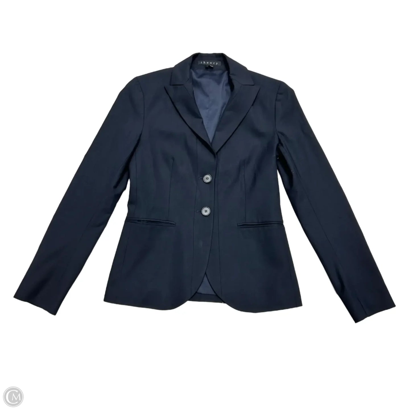 Blazer By Theory In Navy, Size: Xs