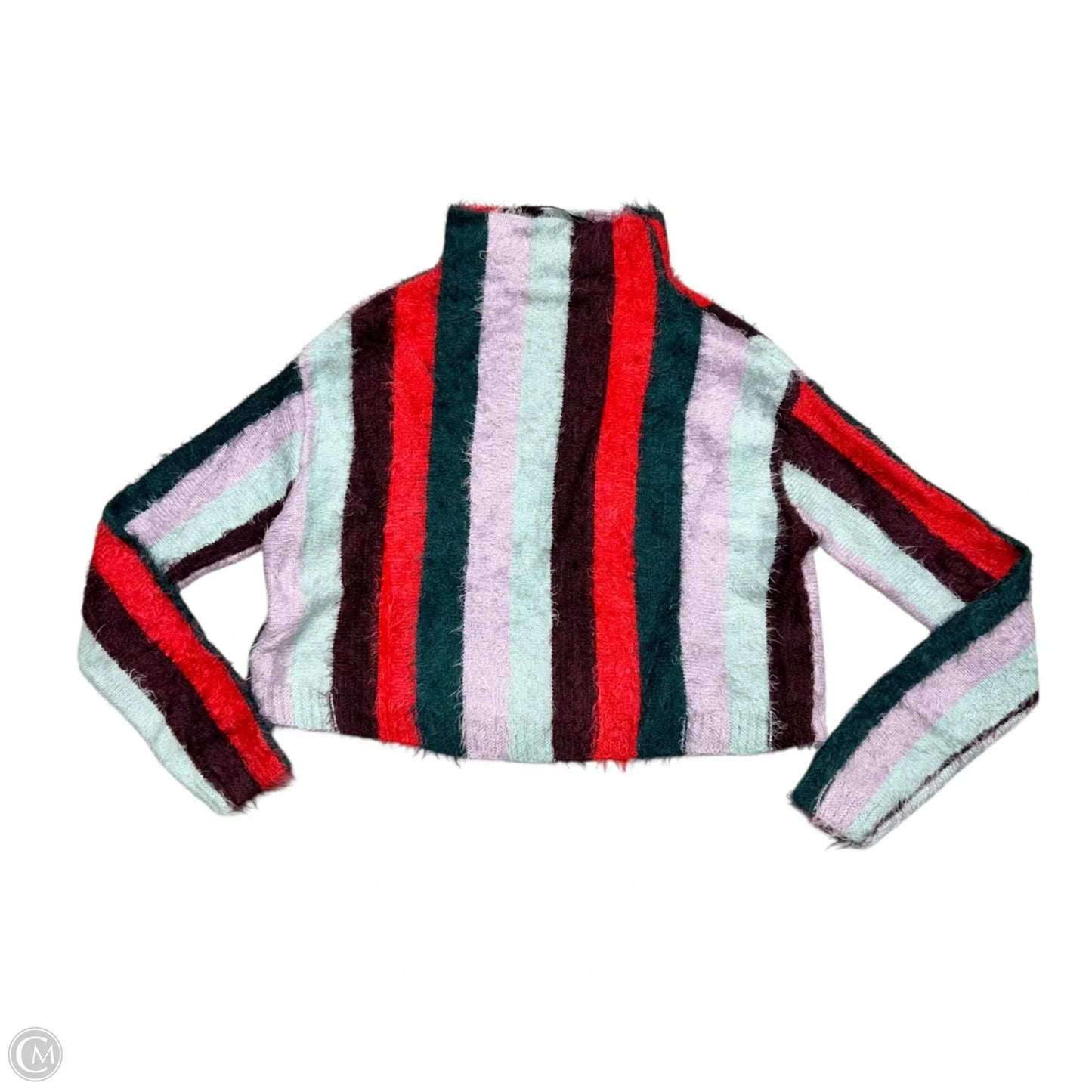 Sweater By Blanknyc In Green & Red, Size: M