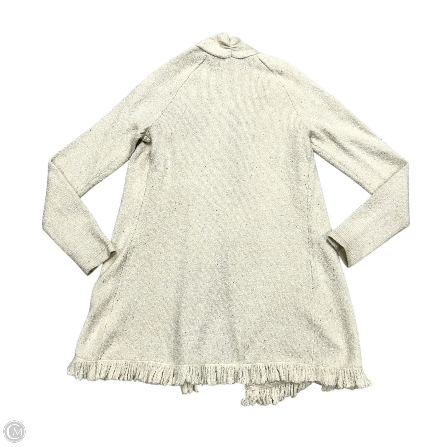 Sweater Cardigan Designer By Lilly Pulitzer In Cream, Size: S