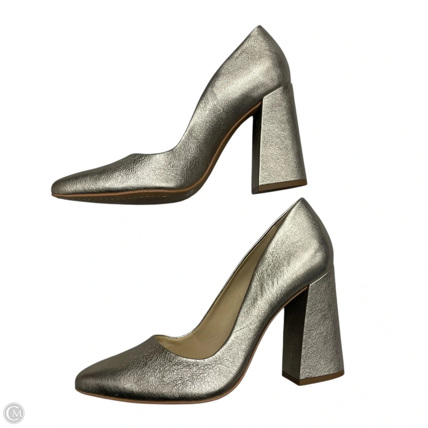 Shoes Heels Block By Vince Camuto In Gold, Size: 9