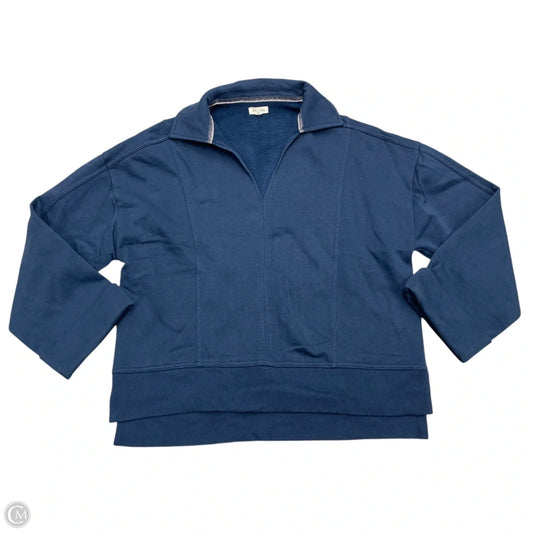 Top Long Sleeve By Pilcro In Navy, Size: Xs