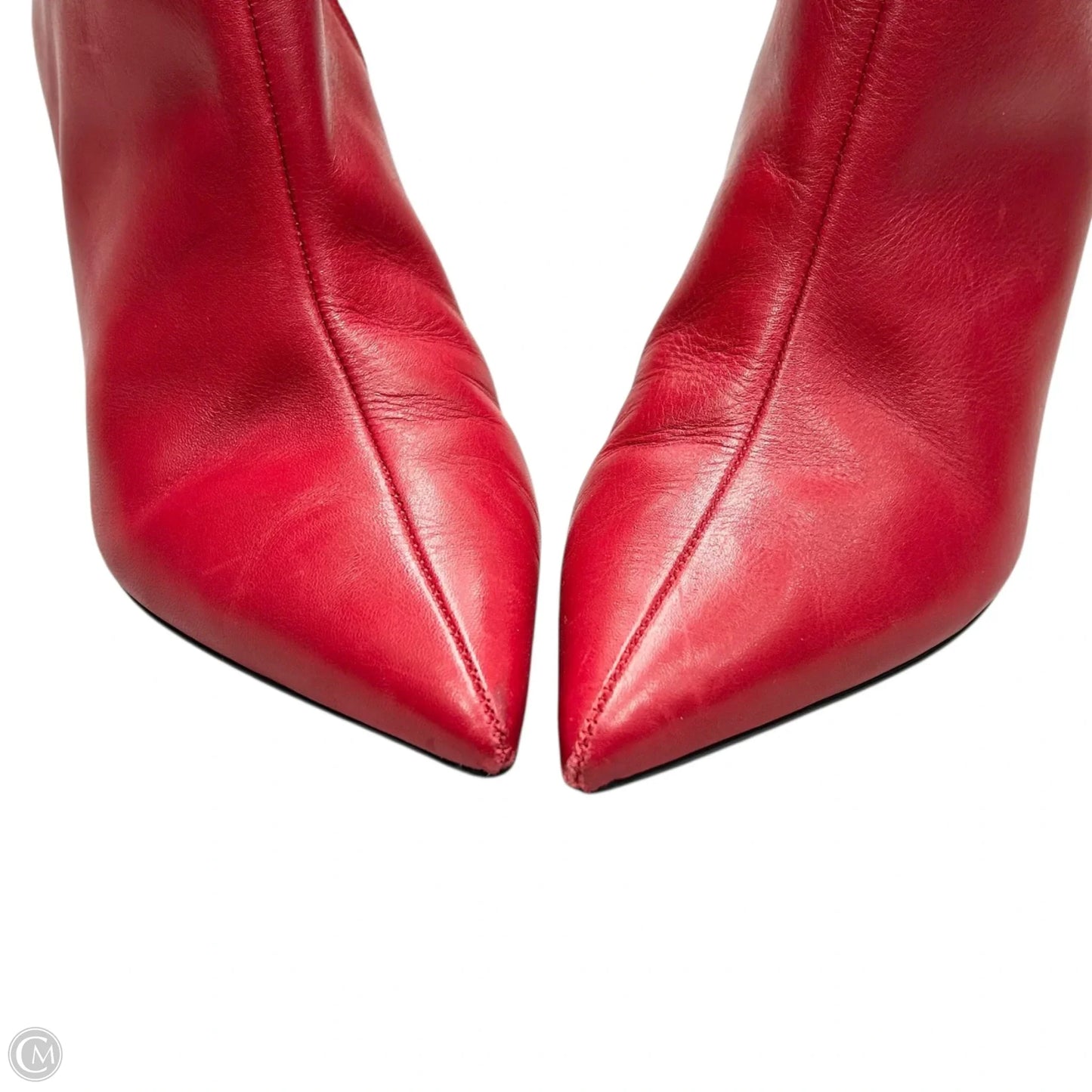 Boots Ankle Heels By Ted Baker In Red, Size: 7.5