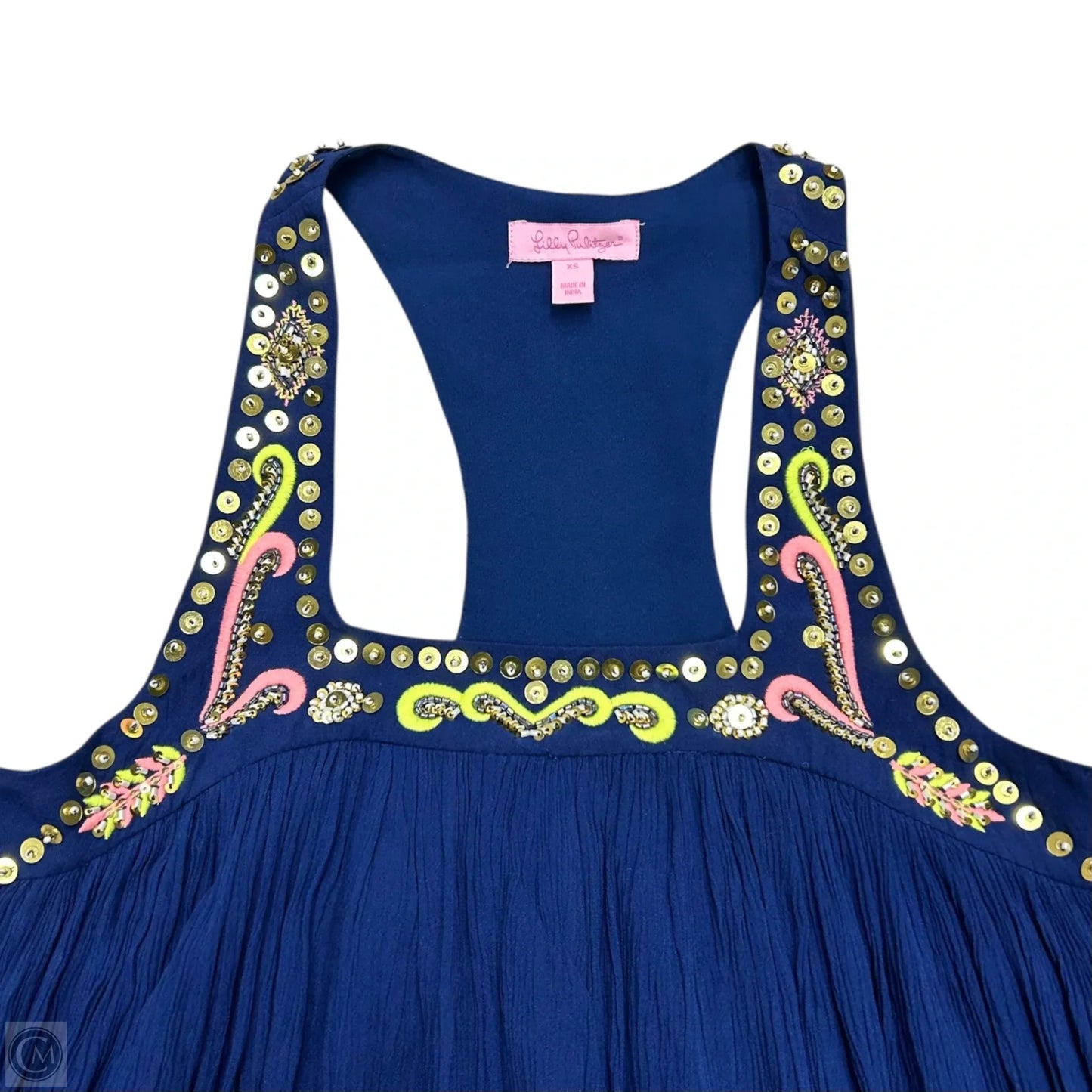 Dress Designer By Lilly Pulitzer In Blue, Size: Xs