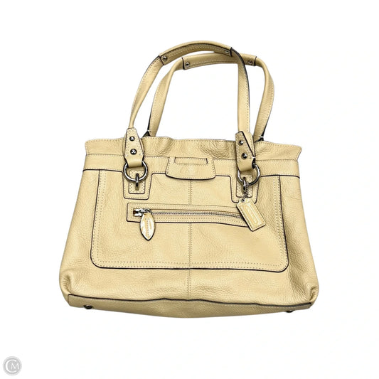 Handbag Designer By Coach, Size: Medium