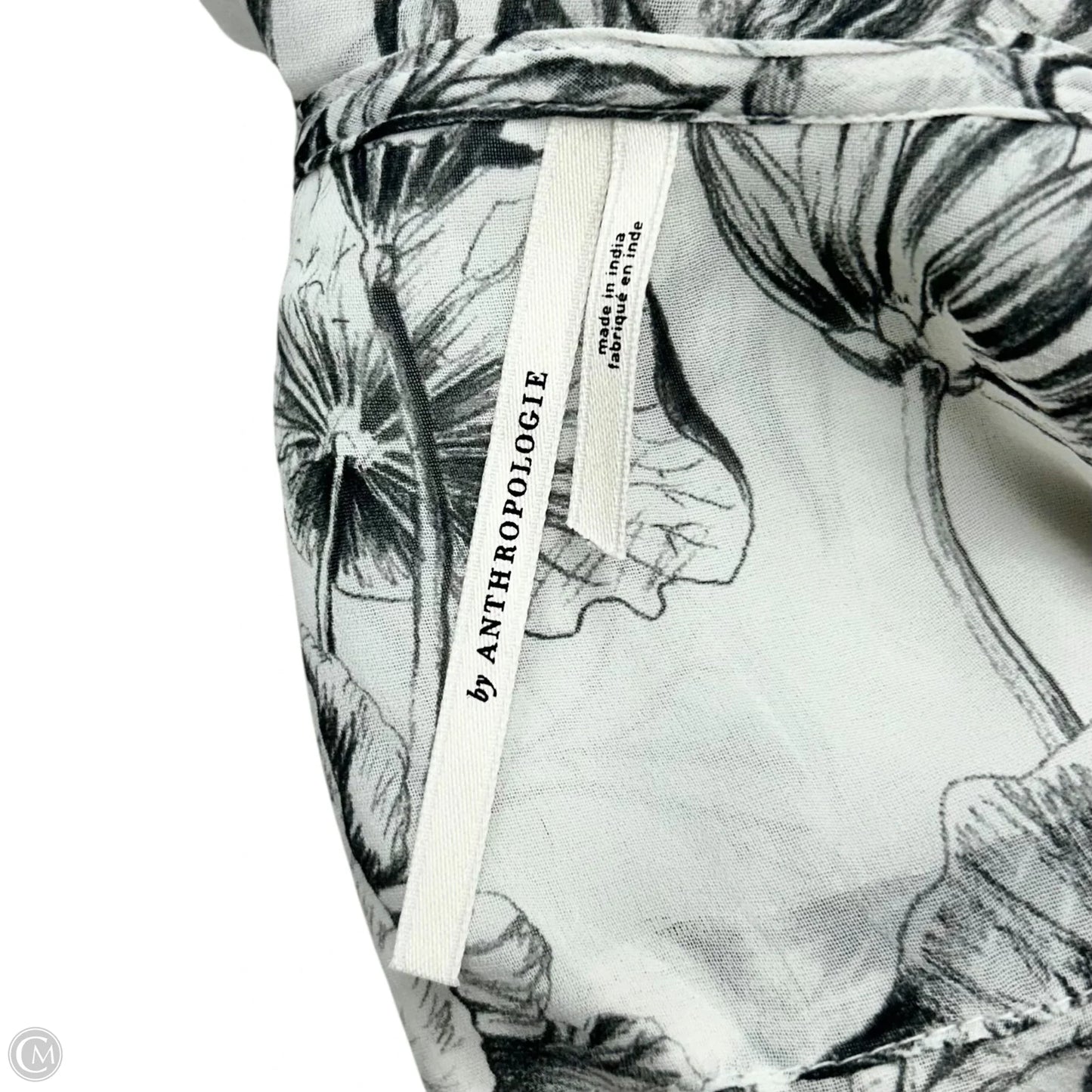 Dress Casual Short By Anthropologie In Black & White, Size: S