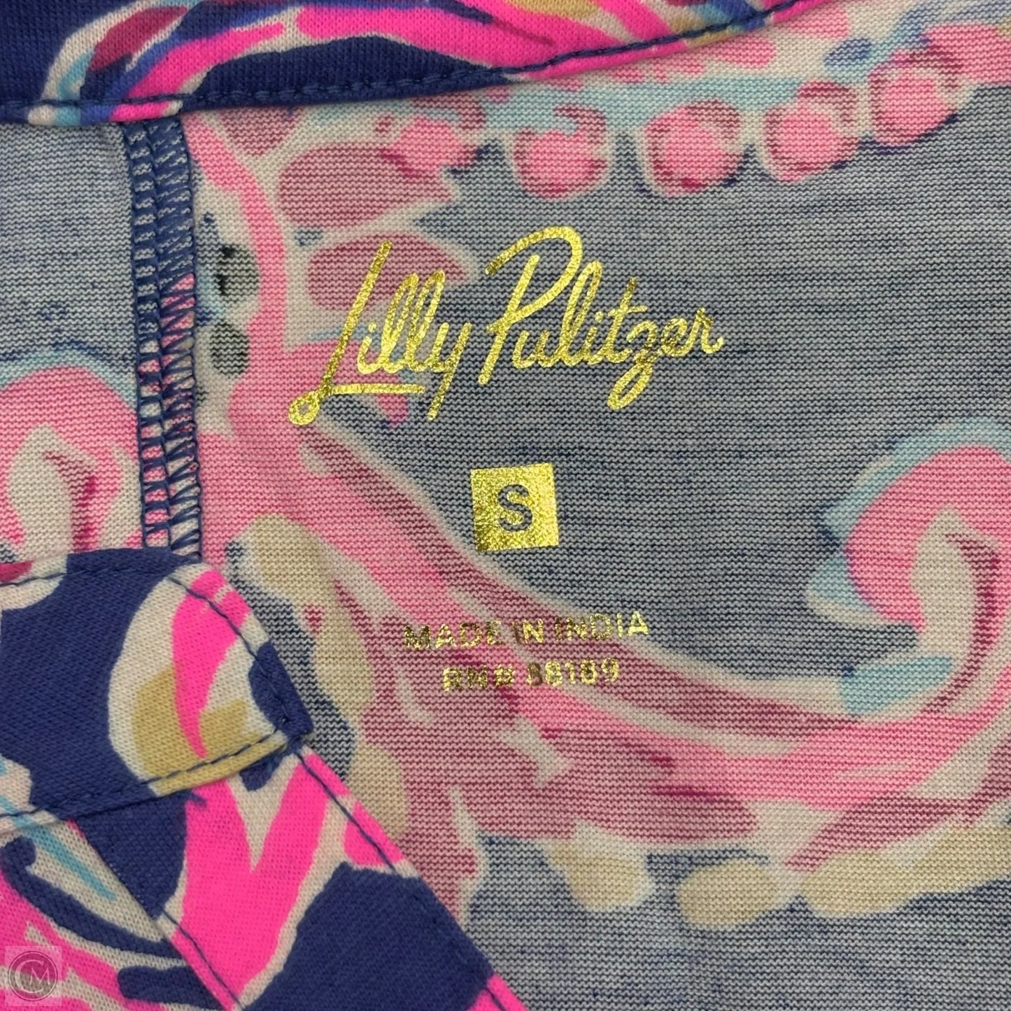 Dress Designer By Lilly Pulitzer In Blue & Pink, Size: S