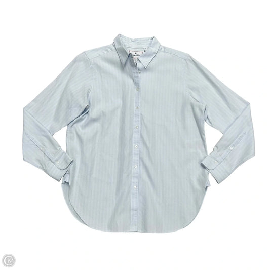 Top Long Sleeve By Brooks Brothers In Blue, Size: Xl