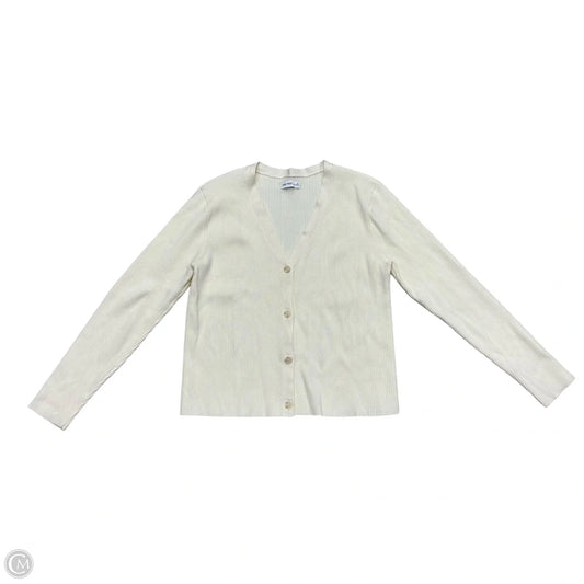 Cardigan By Nine West In Cream, Size: Xl