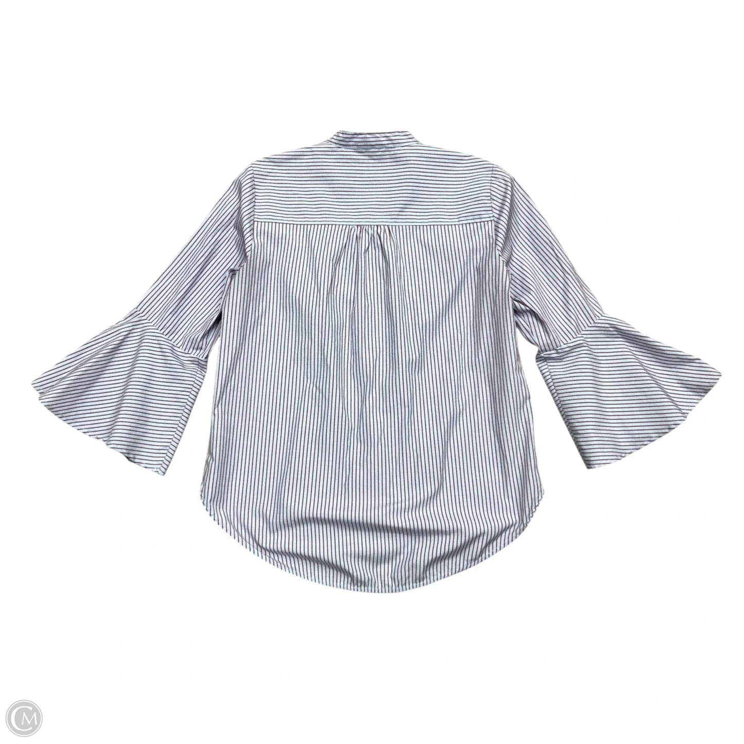 Top Long Sleeve By Maeve In Blue & Red, Size: M
