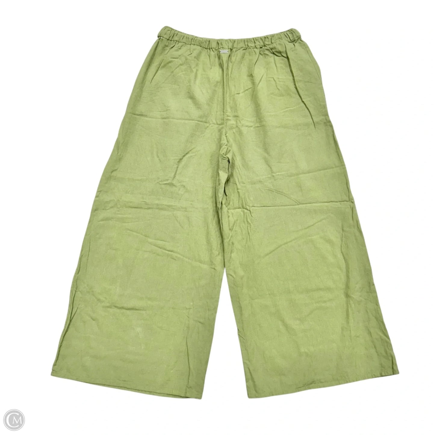 Pants Wide Leg By Sisster In Green, Size: L