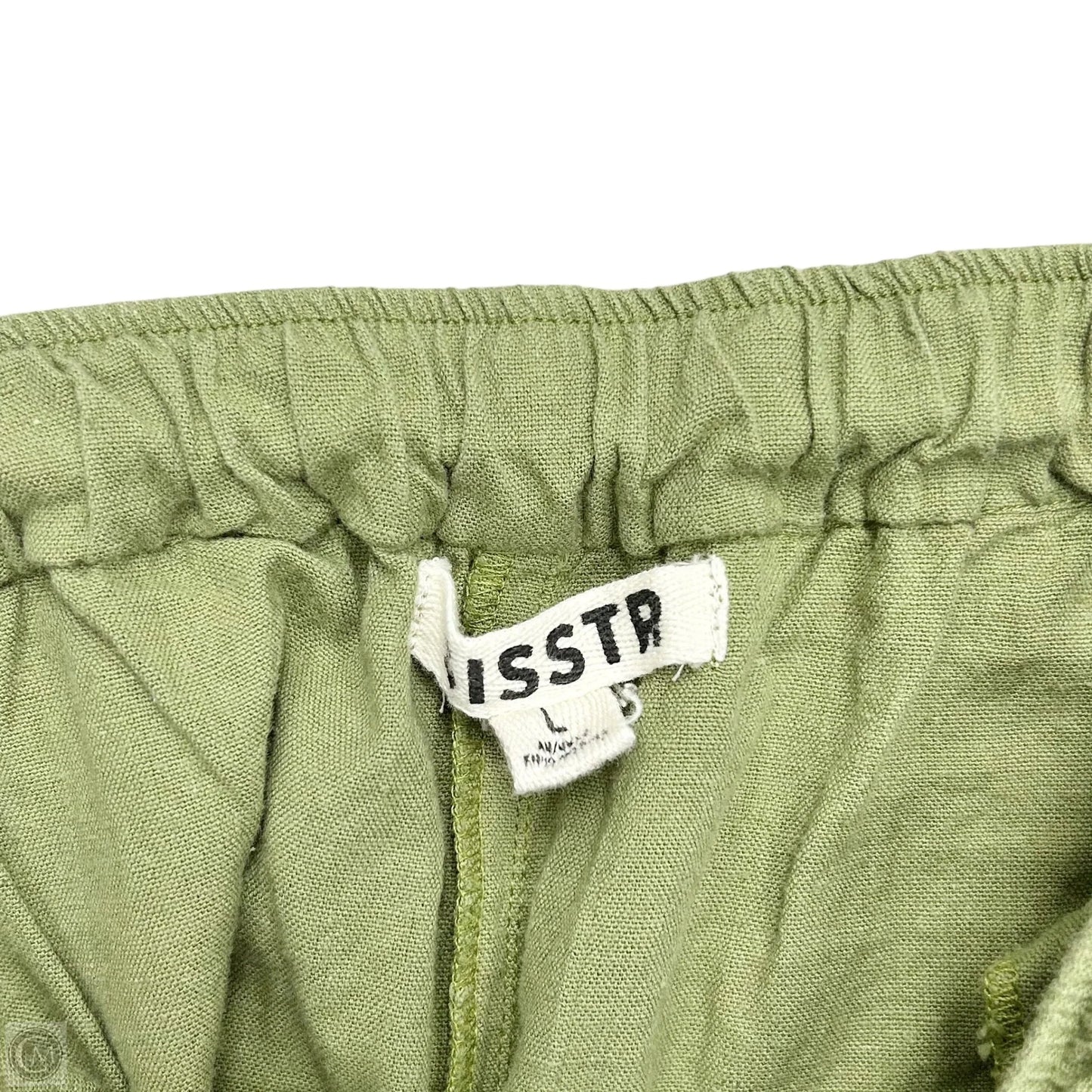 Pants Wide Leg By Sisster In Green, Size: L