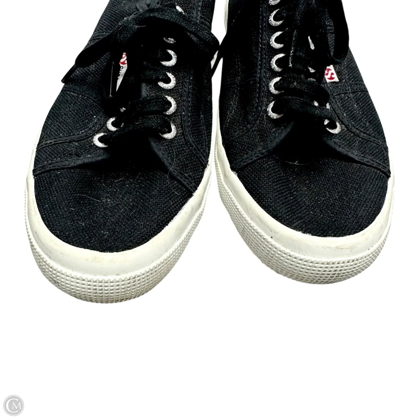 Shoes Sneakers By Superga In Black, Size: 10