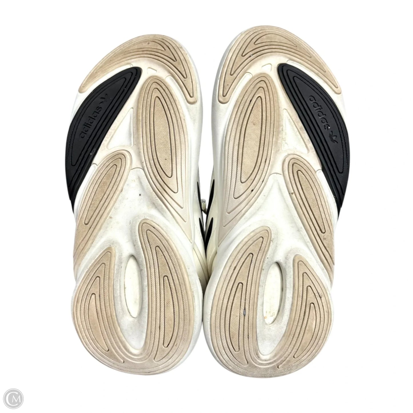 Shoes Sneakers By Adidas In Tan & White, Size: 6
