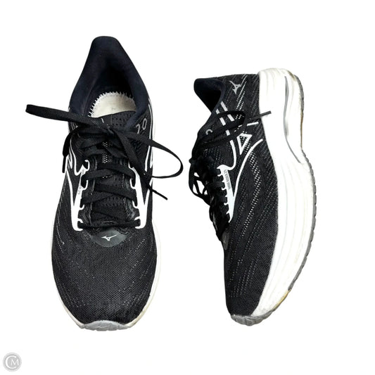 Shoes Athletic By Mizuno In Black & White, Size: 9.5