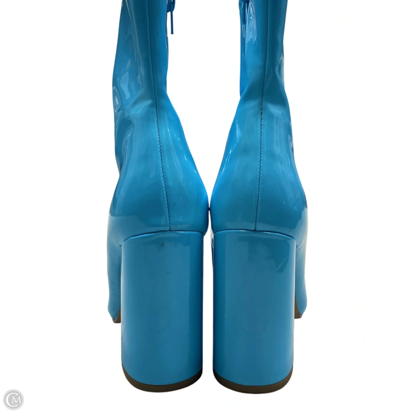 Boots Ankle Heels By Steve Madden In Blue, Size: 8.5