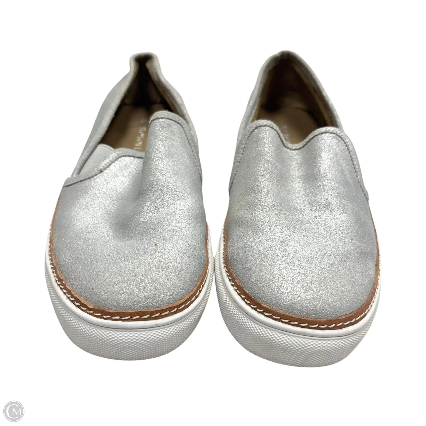 Shoes Flats By Aerosoles In Silver, Size: 8