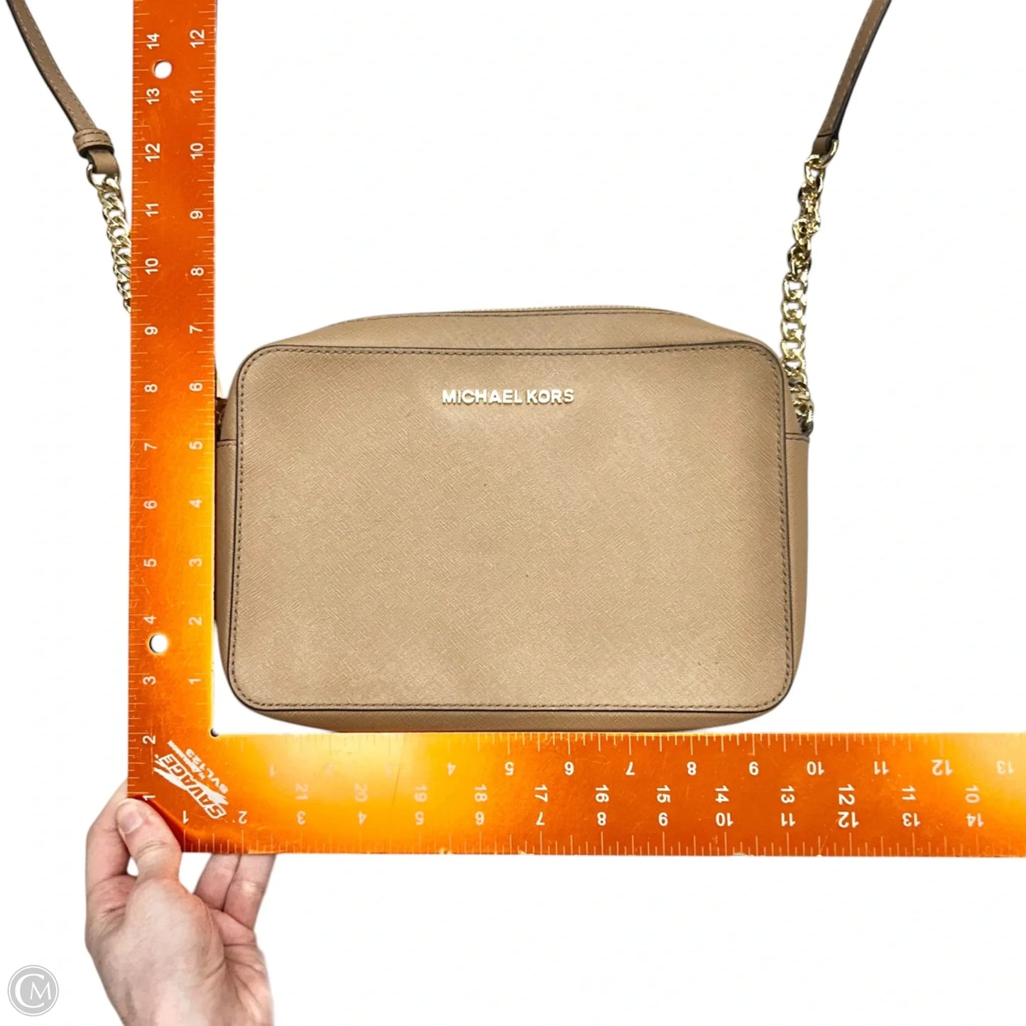 Crossbody Designer By Michael Kors, Size: Medium