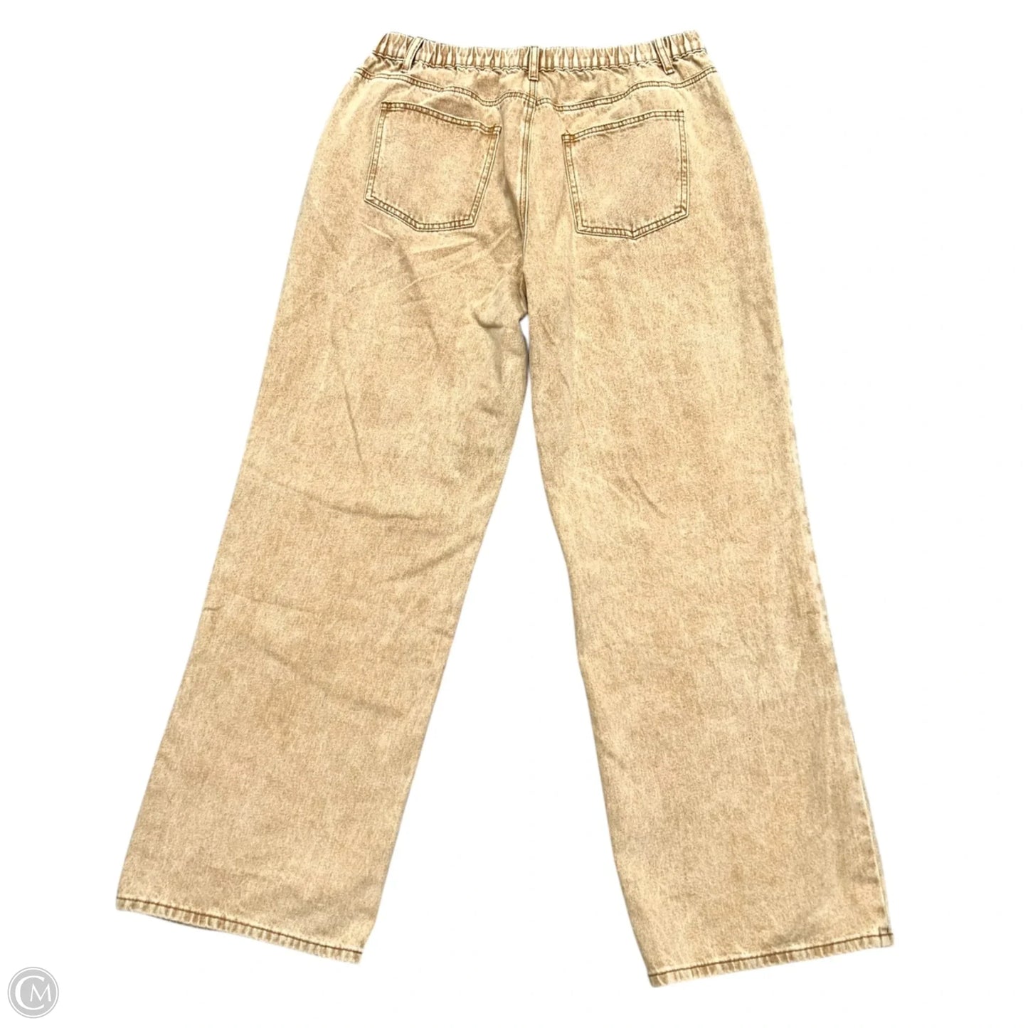 Pants Cargo & Utility By Fashion Nova In Tan Denim, Size: Xl