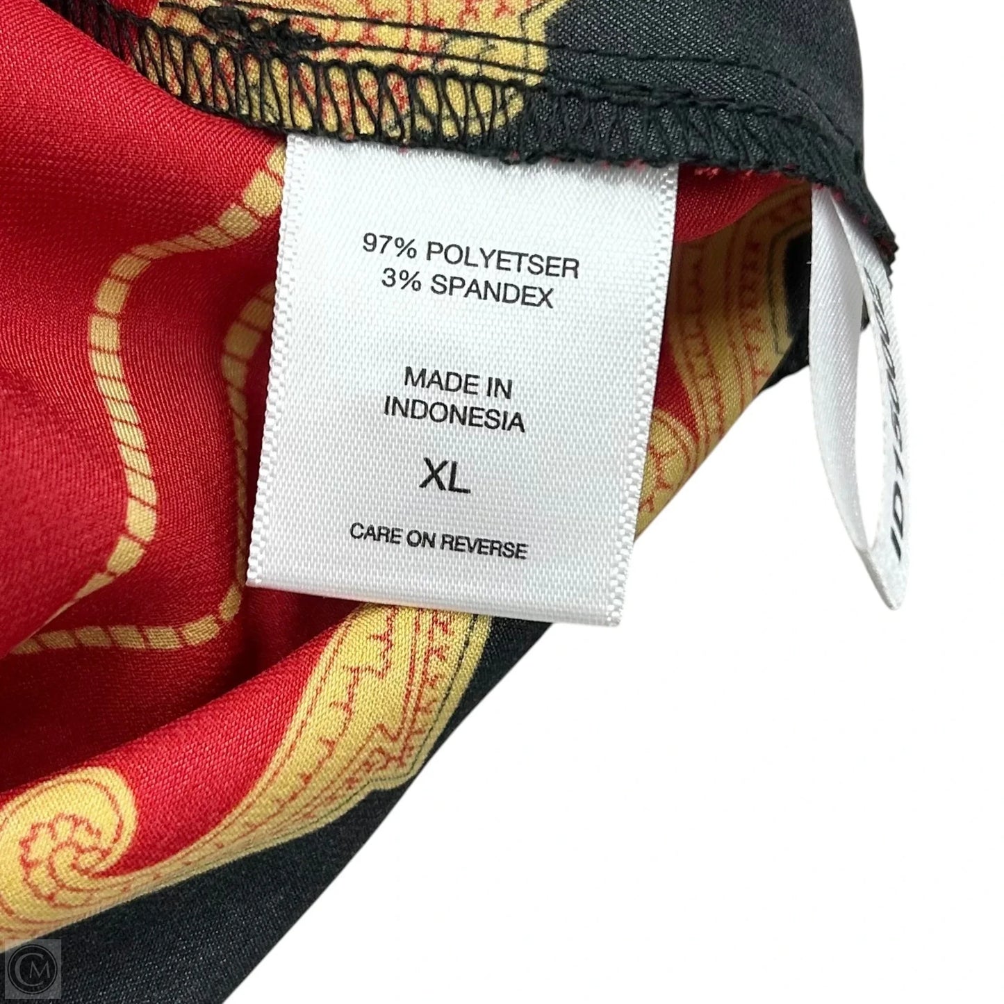 Dress Casual Maxi By New York And Co In Black & Red, Size: Xl