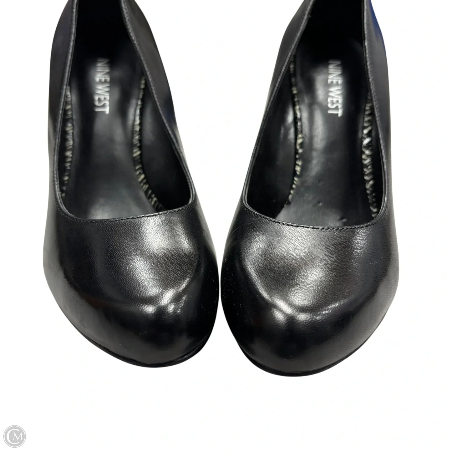 Shoes Heels Wedge By Nine West In Black, Size: 6.5