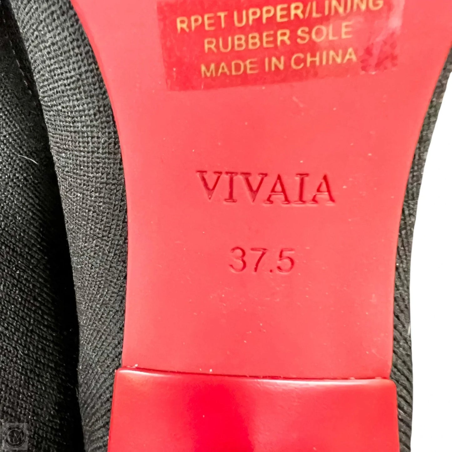 Boots Ankle Heels By Vivaia In Black & Red, Size: 7